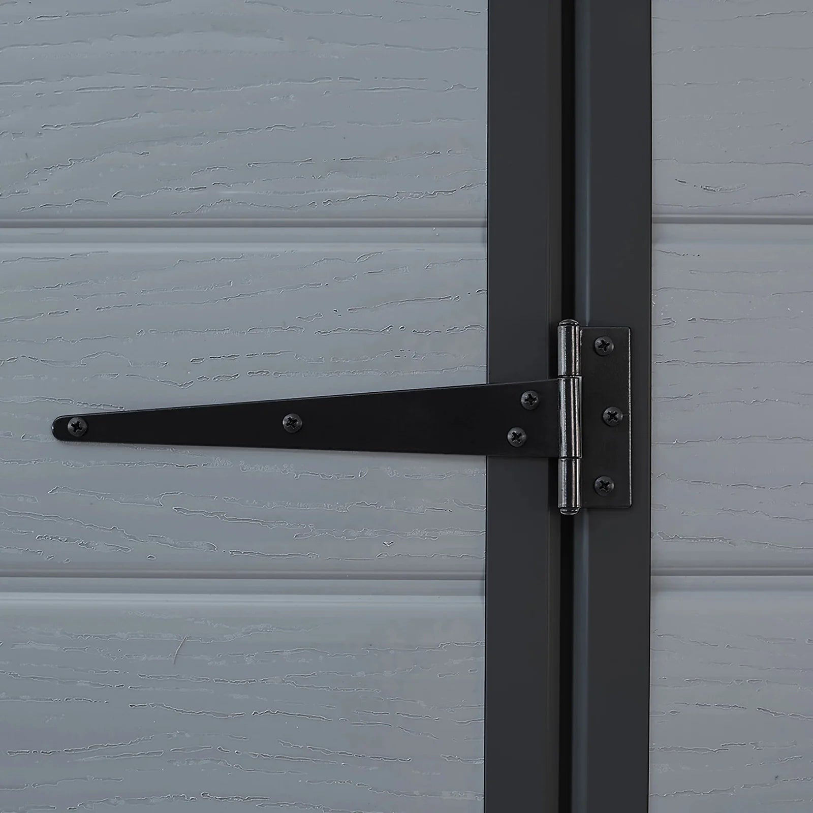 Klikstrom Senner 6X4 Ft Pent Grey Metal Shed With Floor & 1 Window Nibeza Style