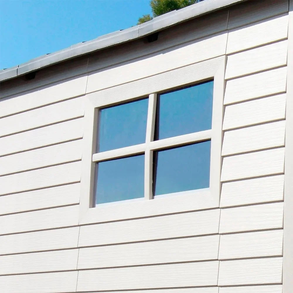 Lifetime Ultra-resistant Garden Shed with Window Uv100 214x213x227 Cm Nibeza Style