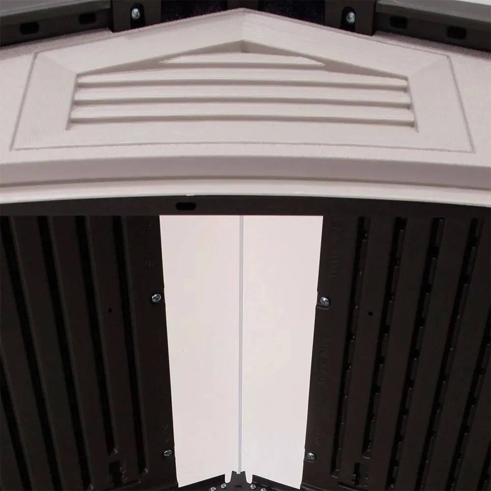 Lifetime Ultra-resistant Garden Shed with Window Uv100 214x213x227 Cm Nibeza Style