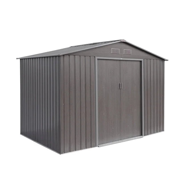 Metal garden shed with anchoring kit Nibeza Style