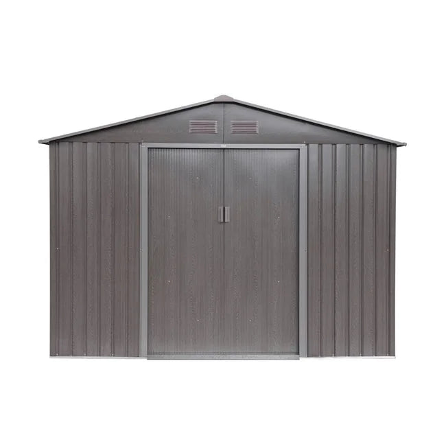 Metal garden shed with anchoring kit Nibeza Style