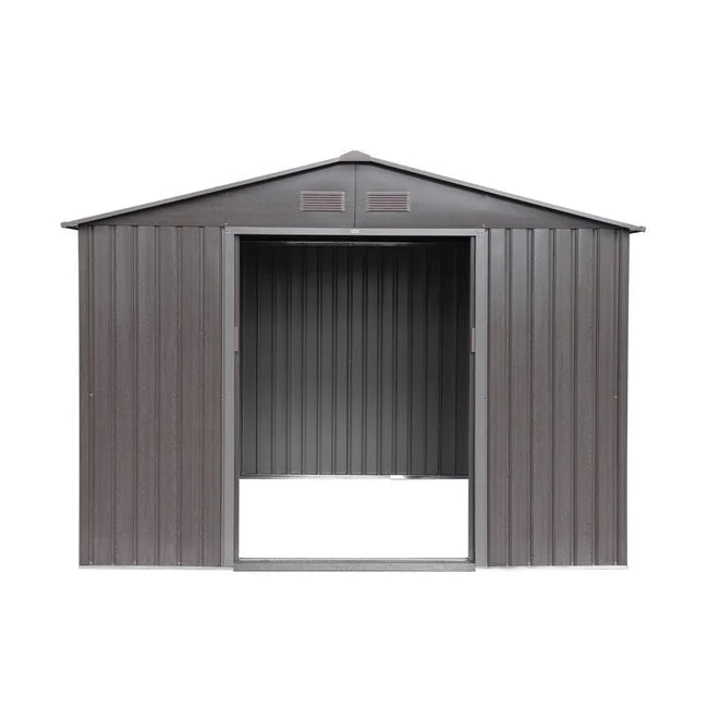 Metal garden shed with anchoring kit Nibeza Style
