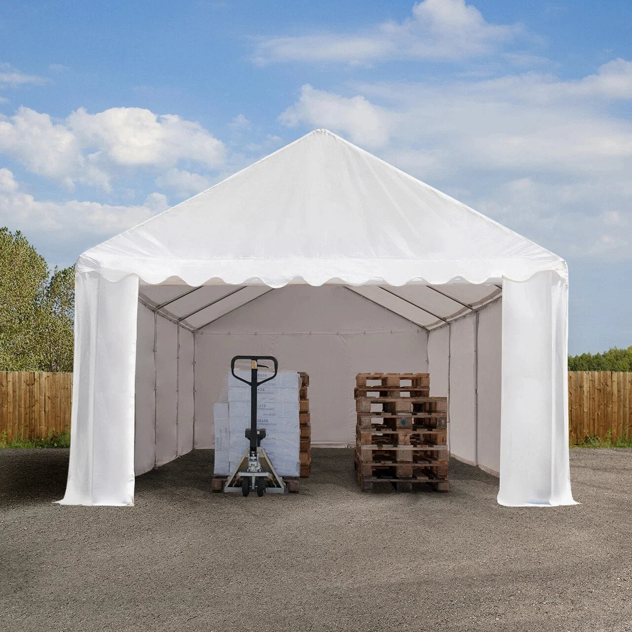 TOOLPORT 4×6 m tent shed 6093 Nibeza Style