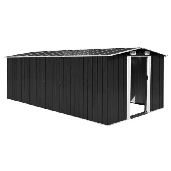 vidaxl Garden Shed 257x489x181 cm Metal Nibeza Style