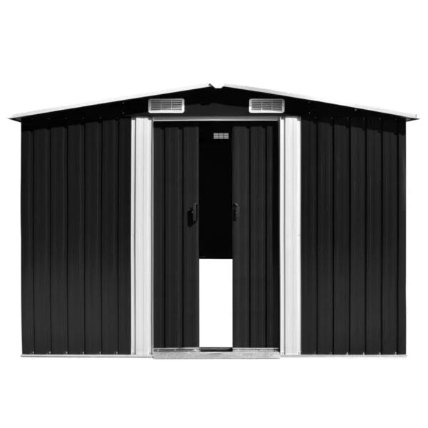 vidaxl Garden Shed 257x489x181 cm Metal Nibeza Style