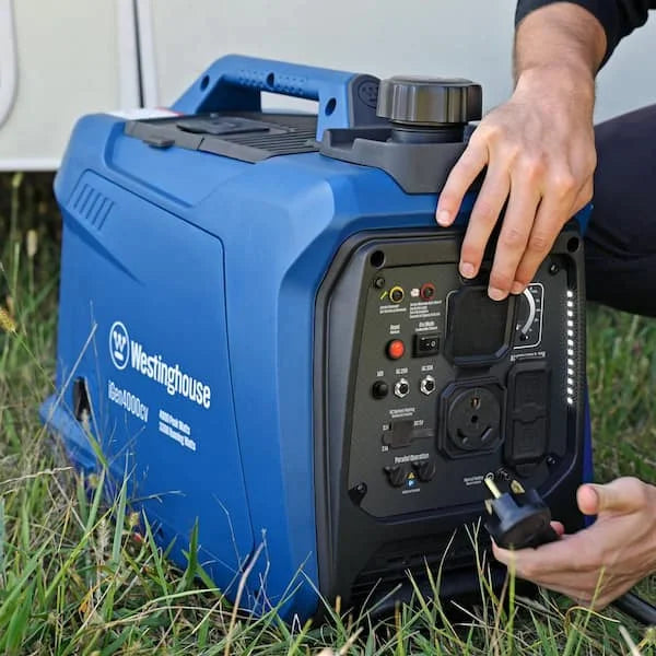 4,000-Watt Gas Powered Portable Inverter Generator with Recoil Start, LED Data Center Nibeza Style